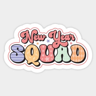 new year squad Sticker